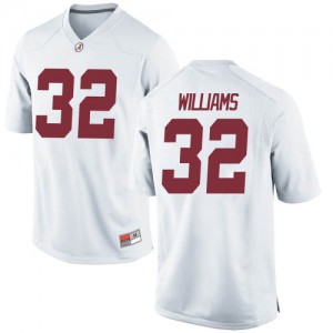 Men's Alabama Crimson Tide C.J. Williams #32 NCAA Replica White Jersey 249507-764
