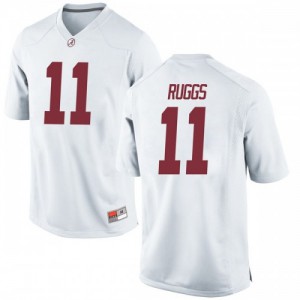 Mens Alabama Crimson Tide Henry Ruggs III #11 White NCAA Replica Jerseys 470459-129