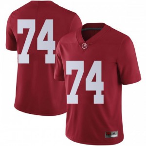 Men Alabama Crimson Tide Jedrick Wills Jr. #74 Limited Football Crimson Jerseys 870924-215