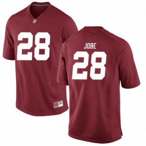 Men's Alabama Crimson Tide Josh Jobe #28 Official Crimson Game Jerseys 295116-496