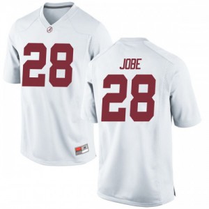 Men Alabama Crimson Tide Josh Jobe #28 Game Football White Jersey 846009-129