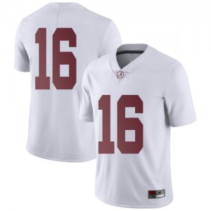 Mens Alabama Crimson Tide Will Reichard #16 Limited Official White Jerseys 341323-694