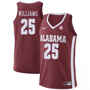 Men Alabama Crimson Tide Mo Williams #25 NCAA Crimson Jerseys 809439-162