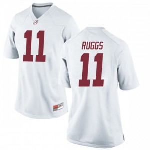 Womens Alabama Crimson Tide Henry Ruggs III #11 White Stitched Game Jersey 950985-236