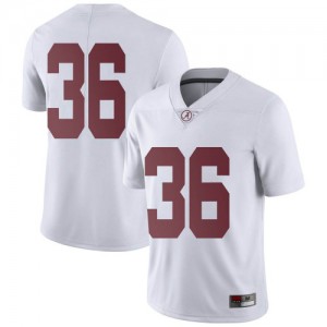 Youth Alabama Crimson Tide Bret Bolin #36 Limited White College Jersey 705045-722