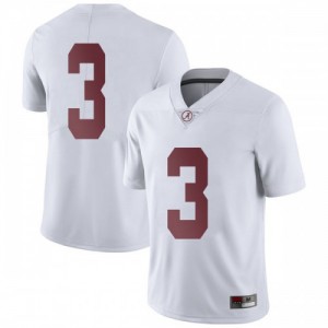 Youth Alabama Crimson Tide Daniel Wright #3 Official White Limited Jersey 890033-117