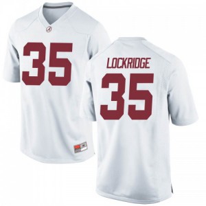 Youth Alabama Crimson Tide De'Marquise Lockridge #35 Official White Game Jerseys 340157-206