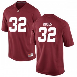 Youth Alabama Crimson Tide Dylan Moses #32 Game Embroidery Crimson Jersey 880824-730