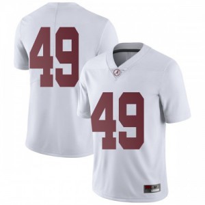 Youth Alabama Crimson Tide Isaiah Buggs #49 Limited White NCAA Jersey 783151-288