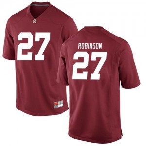 Youth Alabama Crimson Tide Joshua Robinson #27 College Crimson Replica Jersey 782249-523