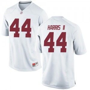 Youth Alabama Crimson Tide Kevin Harris II #44 White Game College Jersey 868814-595
