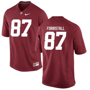 Youth Alabama Crimson Tide Miller Forristall #87 College Authentic Crimson Jersey 396817-512