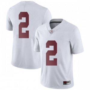 Youth Alabama Crimson Tide Patrick Surtain II #2 Embroidery White Limited Jersey 270034-666