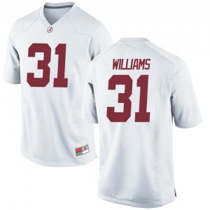 Youth Alabama Crimson Tide Shatarius Williams #31 Game White Embroidery Jersey 739075-471