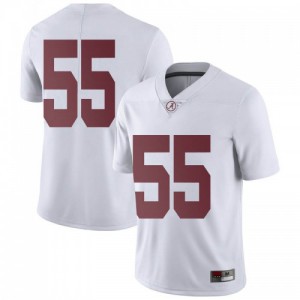 Youth Alabama Crimson Tide William Cooper #55 Limited NCAA White Jersey 632316-433